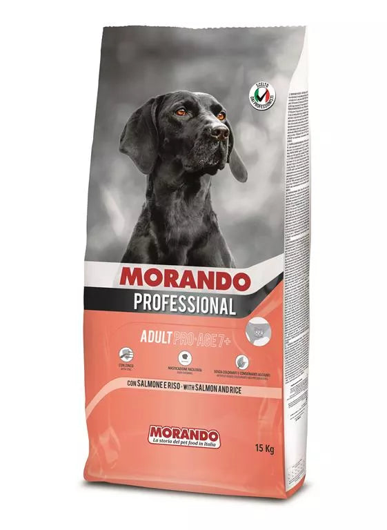 Morando Professional מזון לכלב מבוגר על בסיס סלמון. 15 ק"ג