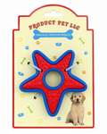 צעצוע כוכב גומי אדום-כחול — Product Pet LLC