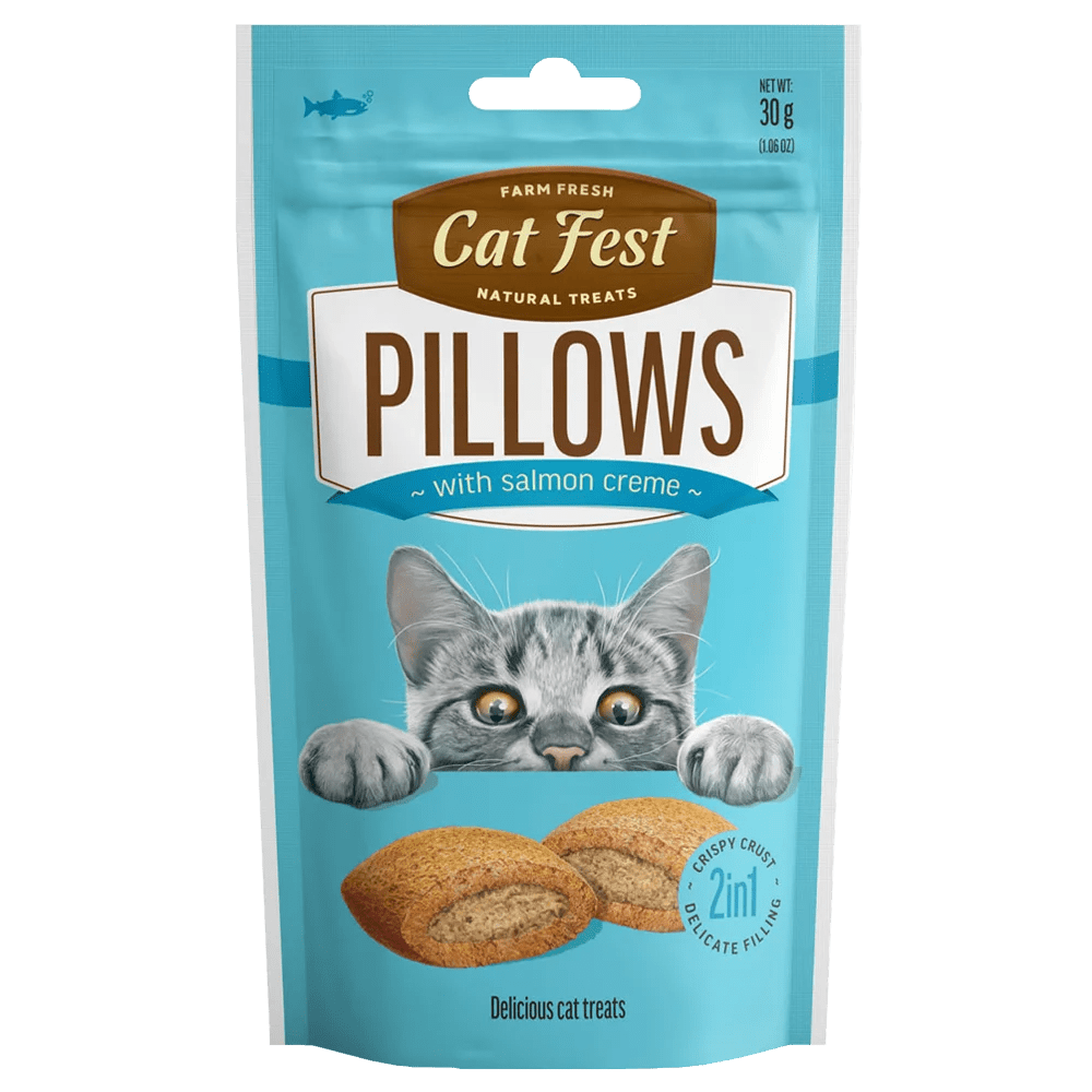 Cat Fest Pillows Salmon