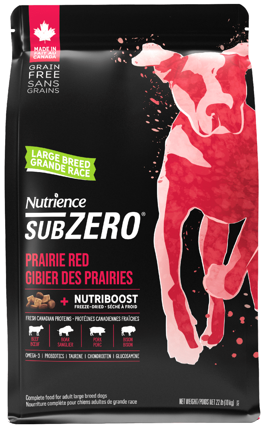 Nutrience SubZero Prairie Red Large Breed 10kg