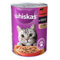 Whiskas בקר 400 גרם