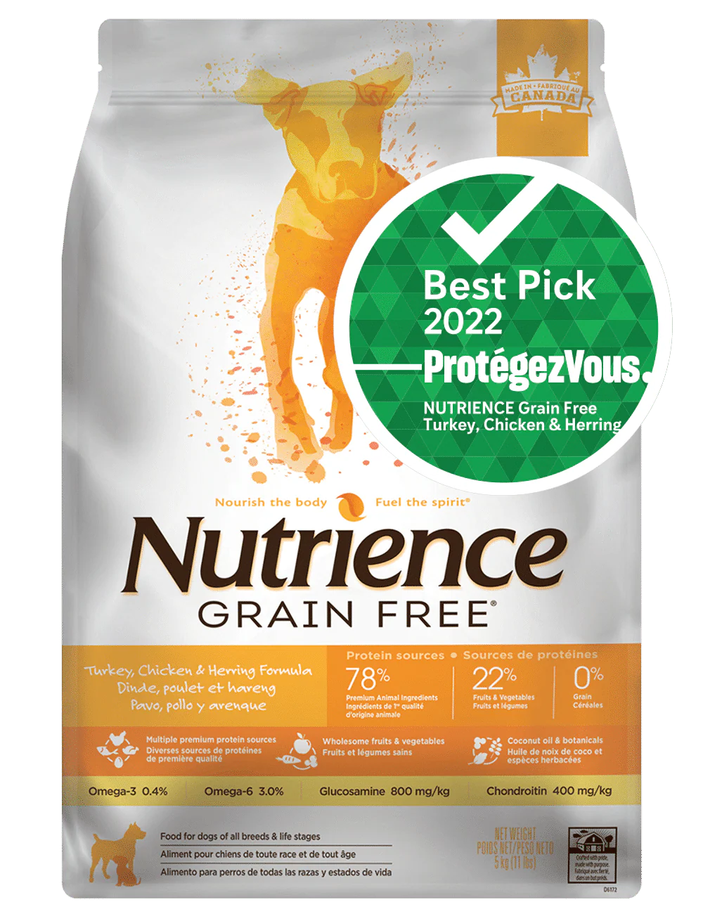 Nutrience Grain Free Turkey Chicken Herring 10kg